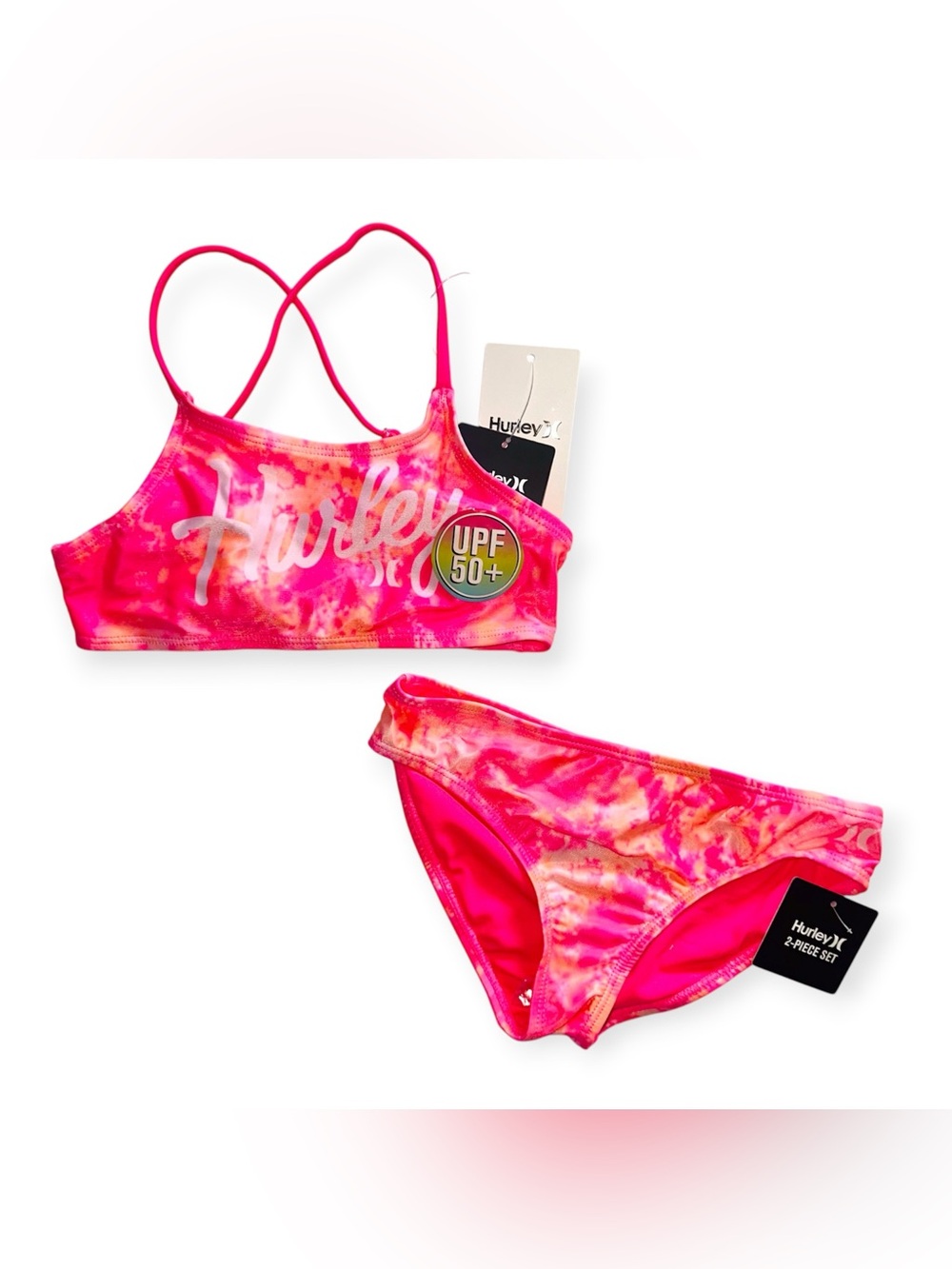 New Hurley Girls 2pc Swimsuit